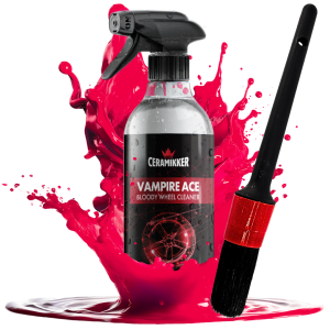 CERAMIKKER Vampire Ace – płyn do okresowego czyszczenia felg krwawa felga